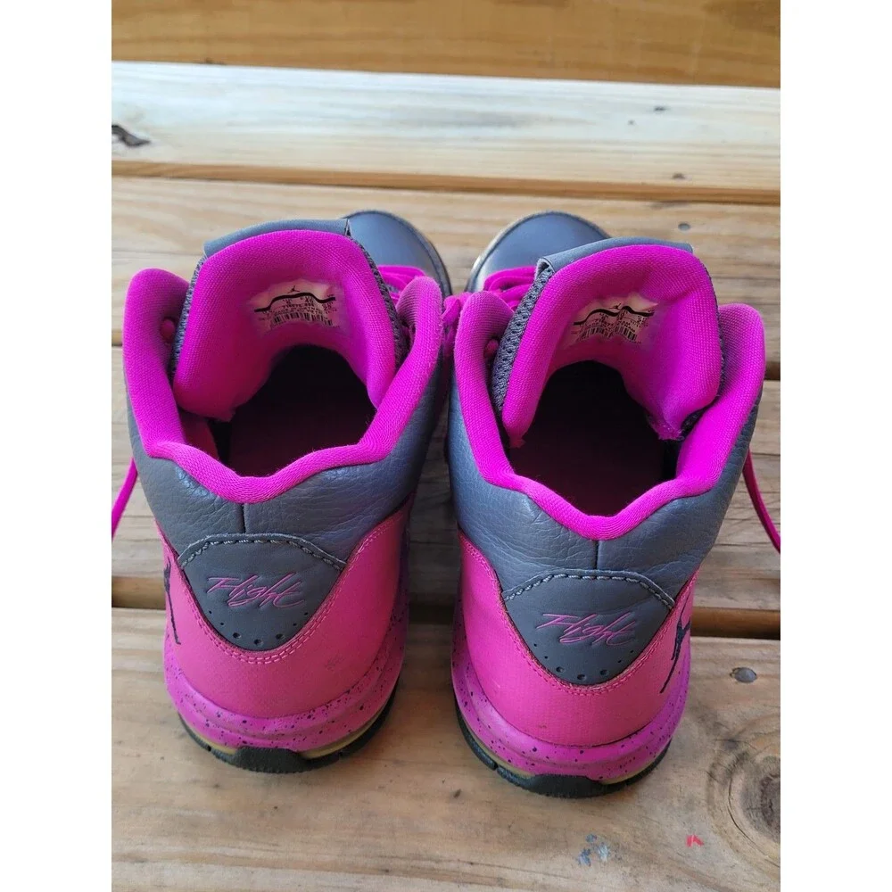 Jordan Flight Origin 2 GG Grey Fuchsia Pink Black 718075-006 Size 7